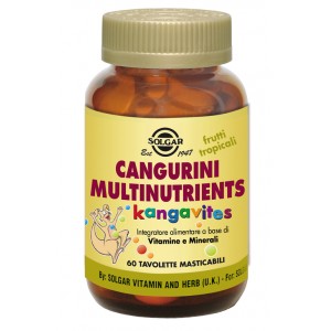 SOLGAR CANGURINI MULTINUTRIENTS masticabili  SOLGAR CANGURINI MULTINUTRIENTS masticabili