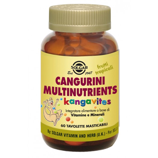 SOLGAR CANGURINI MULTINUTRIENTS masticabili 