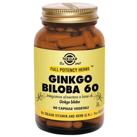 SOLGAR GINKGO BILOBA 60