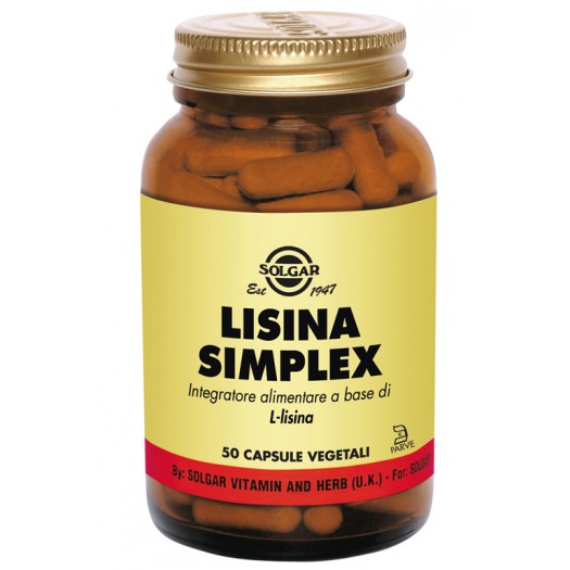 SOLGAR LISINA SIMPLEX 50CPS VEGETALI