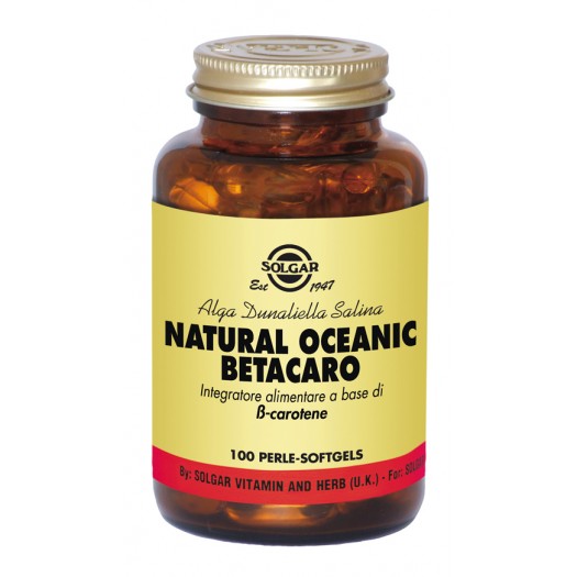 SOLGAR NATURAL OCEANIC BETACAROTENE 60PRL