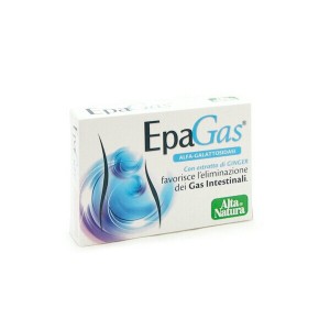 Epagas Favorisce l'eliminazione dei gas intestinali Epagas Favorisce l'eliminazione dei gas intestinali