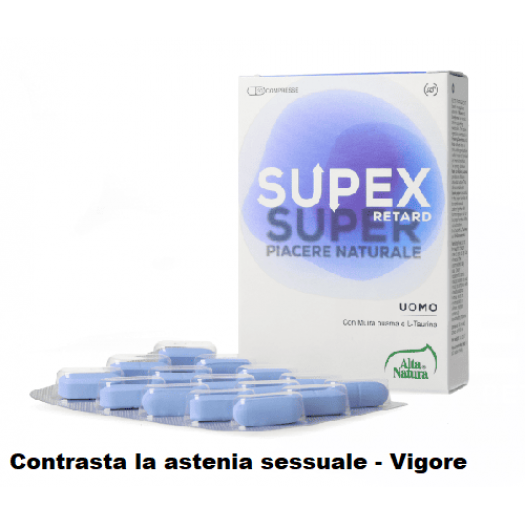 Supex Retard 30 Compresse stimolante della sfera sessuale