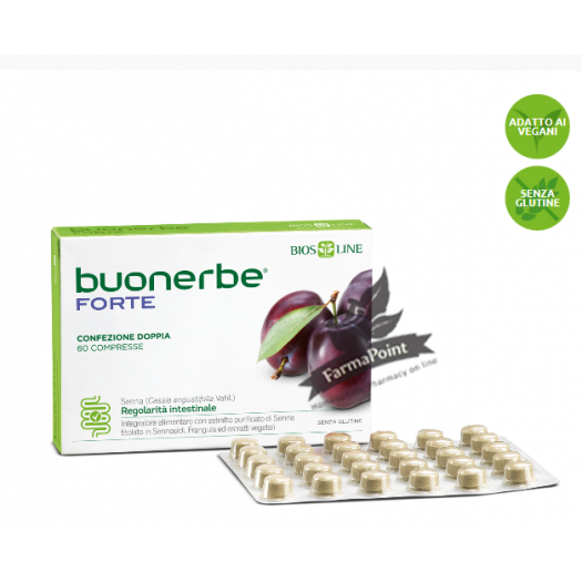 Buonerbe Forte 60 compresse Risveglia l’intestino pigro