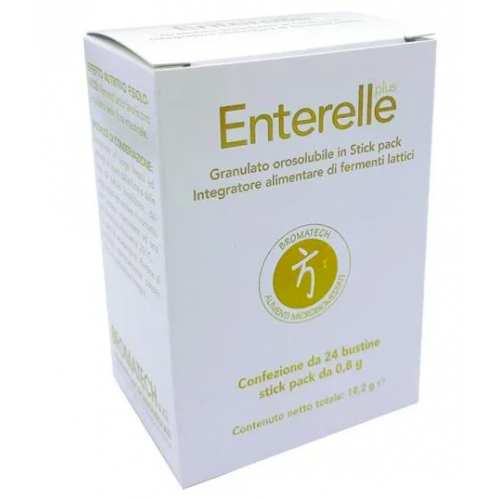 Enterelle Plus 24 bustine stick pack Bromatech|Fermenti lattici BROMATECH