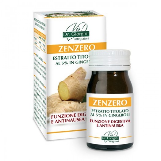 Zenzero 60 Capsule Dr Giorgini Favorisce la funzione digestiva