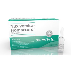 Nux Vomica Homaccord VETERINARIO 50 Fiale Nux Vomica Homaccord VETERINARIO 50 Fiale