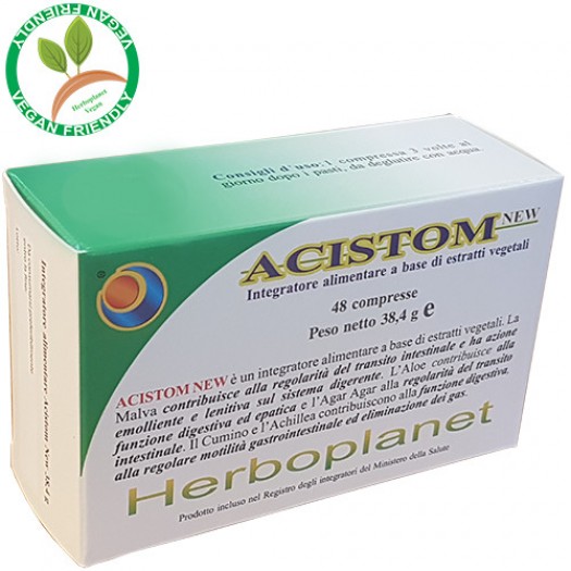 ACISTOM NEW 48 COMPRESSE - HERBOPLANET