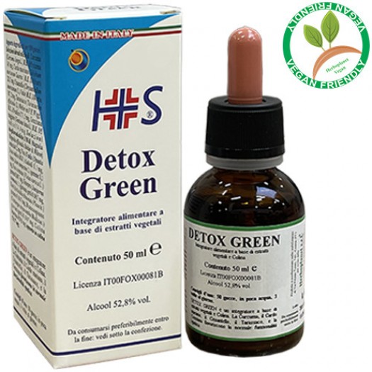 DETOX GREEN GOCCE 50ML – HERBOPLANET