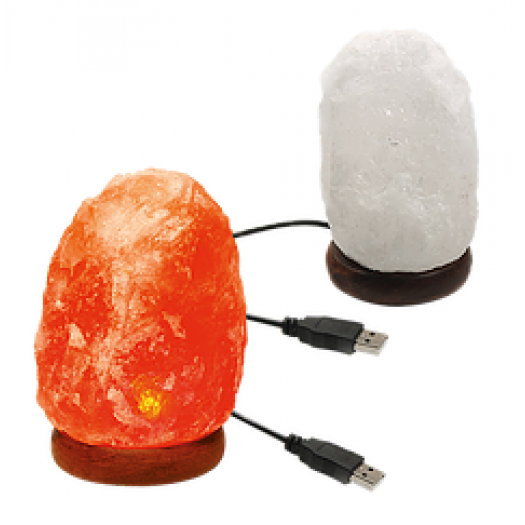 LAMPADA DI SALE DELL'HIMALAYA CON PRESA USB