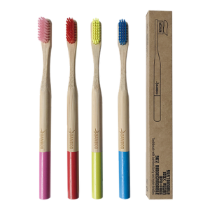 Spazzolini da denti in bamboo 5 pezzi