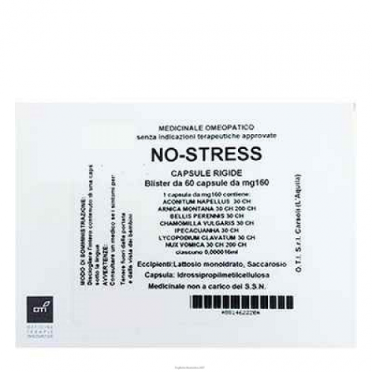 NO-STRESS OTI CAPSULE NO-STRESS OTI CAPSULE