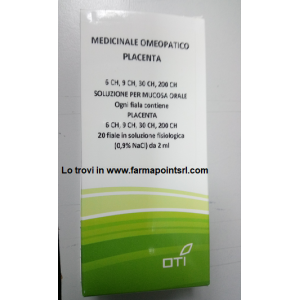 Placenta S.P. OTI 20 fiale Placenta S.P. OTI 20 fiale